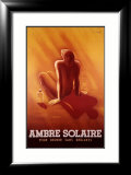 Ambre Solaire Framed Giclee Print by Charles Loupot