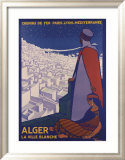Alger Estampe encadrée par Roger Broders