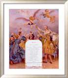Menu Moet et Chandon Framed Giclee Print by Maurice Leloir