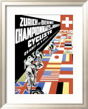 Berne Bicycle Championship, Zurich Lámina giclée enmarcada Berne Bicycle Championship, Zurich Lámina giclée enmarcada