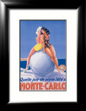 Montecarlo Lámina giclée enmarcada