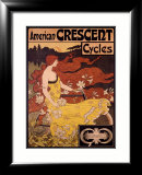 American Crescent-Fahrräder Gerahmter Giclée-Druck von Ramsdell 