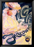 Cafe Jacqmotte Lámina giclée enmarcada por Fernand Toussaint Cafe Jacqmotte Lámina giclée enmarcada por Fernand Toussaint
