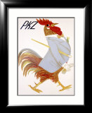 PKZ, Rooster Lámina giclée enmarcada por Carigiet Alois PKZ, Rooster Lámina giclée enmarcada por Carigiet Alois