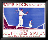 Wimbledon Lámina giclée enmarcada