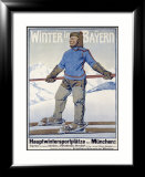 Winter in Bayern Framed Giclee Print by Erler 