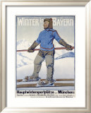 Winter in Bayern Framed Giclee Print by Erler 