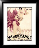 Josephine Baker Revue Lámina giclée enmarcada por Hans Neumann Josephine Baker Revue Lámina giclée enmarcada por Hans Neumann