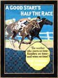 A Good Start Is Half the Race Lámina giclée enmarcada por Frank Mather Beatty A Good Start Is Half the Race Lámina giclée enmarcada por Frank Mather Beatty