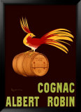 Albert Robin Cognac Lámina giclée enmarcada por Leonetto Cappiello Albert Robin Cognac Lámina giclée enmarcada por Leonetto Cappiello
