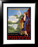 Vía férrea de Pennsylvania, Washington Lámina giclée enmarcada por Edward M. Eggleston Vía férrea de Pennsylvania, Washington Lámina giclée enmarcada por Edward M. Eggleston
