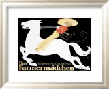 Farmermadchen Equestrian Horse Poster Lámina giclée enmarcada Farmermadchen Equestrian Horse Poster Lámina giclée enmarcada