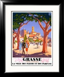 Grasse Estampe encadrée par Roger Broders