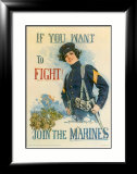 If You Want to Fight, Join the Marines Pósters por Howard Chandler Christy If You Want to Fight, Join the Marines Pósters por Howard Chandler Christy