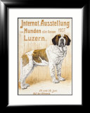 Austellung Von Hunden Framed Giclee Print by H. C. Kaufmenn