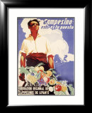 Spanish Farm Workers Lámina giclée enmarcada