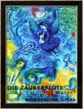 La flûte enchantée Estampe encadrée par Marc Chagall