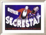 Publicité pour l'apéritif Secrestat Estampe encadrée par Robys (Robert Wolff) 