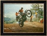 Bulltaco Motorcycle MX Estampe encadrée par Giovanni Perrone