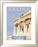 Greek Parthenon Framed Giclee Print