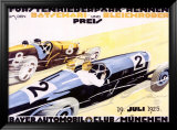 Bayer Automobile Club - Affiche allemande, 1924 Estampe encadrée par Julius U. Engelhard