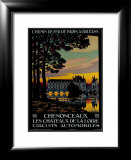 Chenonceaux Estampe encadrée par Constant Leon Duval