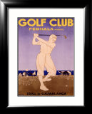 Campeonato de golf en Fedhala (Marruecos) Lámina giclée enmarcada por Majorelle Campeonato de golf en Fedhala (Marruecos) Lámina giclée enmarcada por Majorelle
