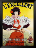 L'Excellent Lámina giclée enmarcada por Georges Meunier