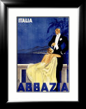 Abbazia Framed Giclee Print by W. Zalina