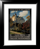 Chateau de Loches Estampe encadrée par Constant Leon Duval