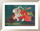 Sólo fumo Le Nil Lámina por Leonetto Cappiello Sólo fumo Le Nil Lámina por Leonetto Cappiello