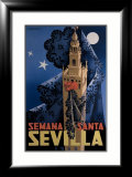 Seville Framed Giclee Print by Orla-jerez 
