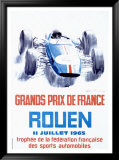 Rouen F1 Grand Prix, c.1965 Lámina giclée enmarcada por Michel Beligond Rouen F1 Grand Prix, c.1965 Lámina giclée enmarcada por Michel Beligond