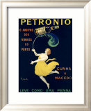 Petronio Porto Estampe encadrée par Leonetto Cappiello