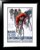 Criterium Bicycle Lámina giclée enmarcada