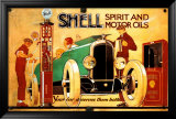 Shell Framed Giclee Print by René Vincent