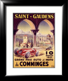 Saint-Gaudens - Grand Prix du Comminges Estampe encadrée