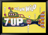 7-Up, Wet un Wild Submarine Lámina giclée enmarcada