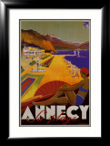 Annecy Sa Plage Poster by Robert Fallucci