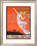 May Day: Long Live the Festival of the Workers of All Countries Lámina giclée enmarcada por Ivanov