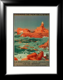 Bretagne, ses granits Affiches par Houpin 