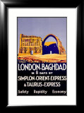 Simplon Orient Express, Baghdad, Iraq Gerahmter Giclée-Druck