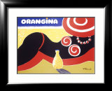 Orangina, Bikini Lámina giclée enmarcada por Bernard Villemot