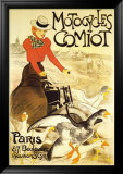 Motocycles Comiot Affiche par Théophile Alexandre Steinlen