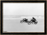 Les motards de Daytona, Floride Estampe encadrée