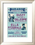 Dizzy Gillespie and Ella Fitzgerald at Paradise, Detroit, 1947 Póster por Dennis Loren