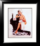 Pin-Up Girl with Towel Posters av Joyce Ballantyne Pin-Up Girl with Towel Posters av Joyce Ballantyne