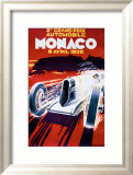 Grand Prix de Monaco, 1930 Gerahmter Giclée-Druck von Robert Falcucci