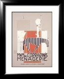 M. & Mme Coradini's Menagerie Framed Giclee Print by Alfonso Iannelli
