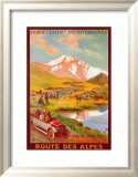 Ruta de los Alpes Láminas por René Péan Ruta de los Alpes Láminas por René Péan